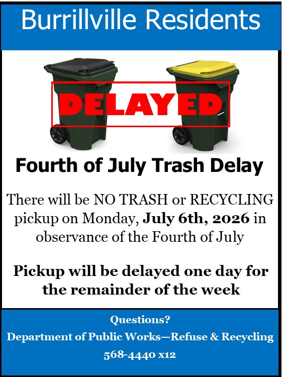 Trash Holiday - Monday July 6th