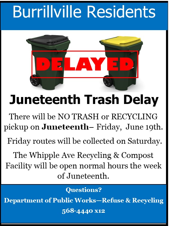 Trash Holiday - June 19th