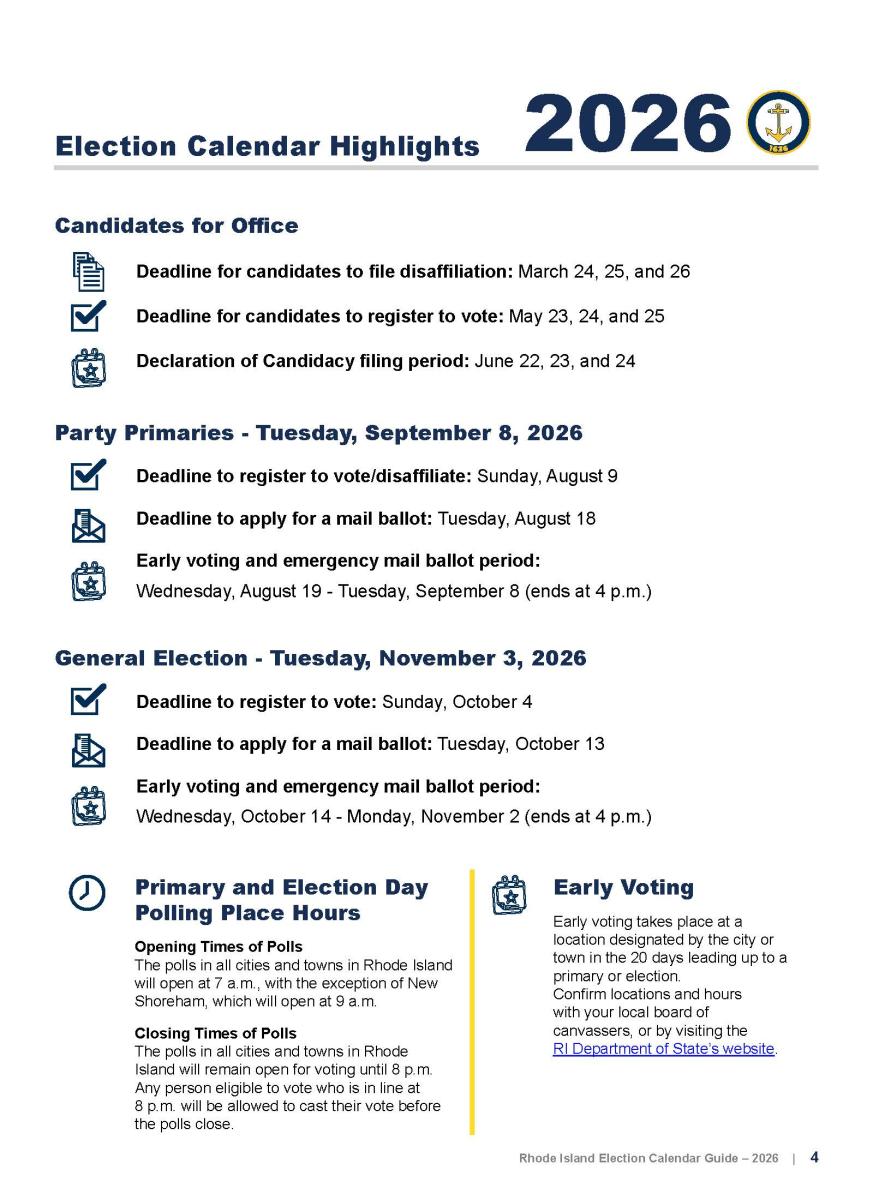 Elections Information 2026