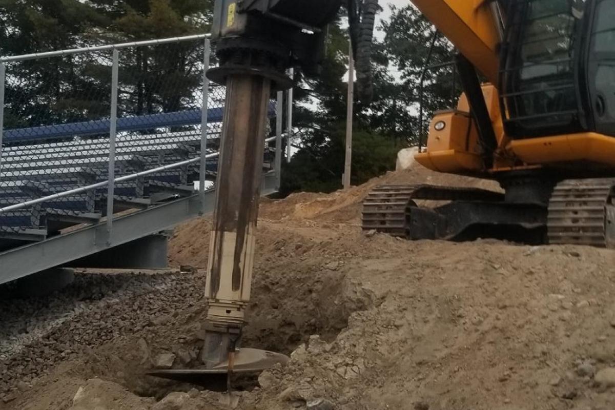 Light Pole Foundation - Auger