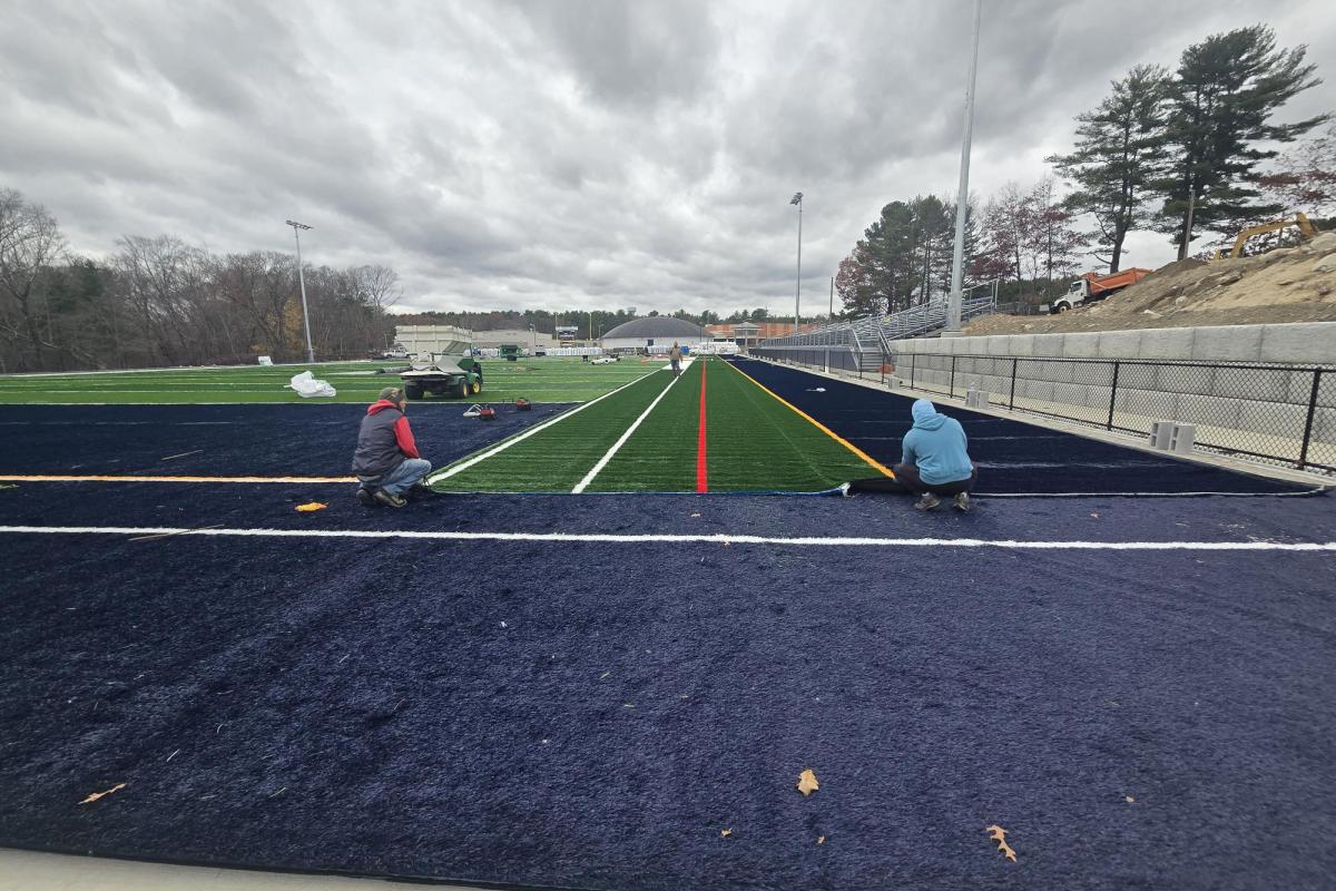 Close Up of Laying Down Turf